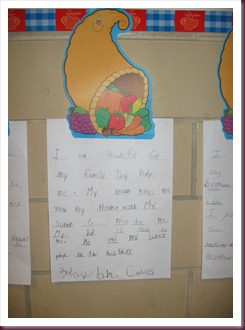 Oceans of First Grade Fun: November 2010